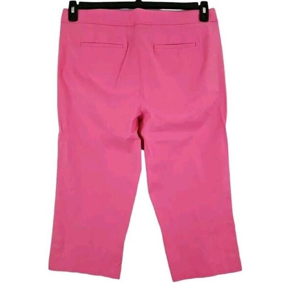 Talbots ~Woman Size 12~ Pink Pedal Pusher Capri Pants. - Picture 3 of 9